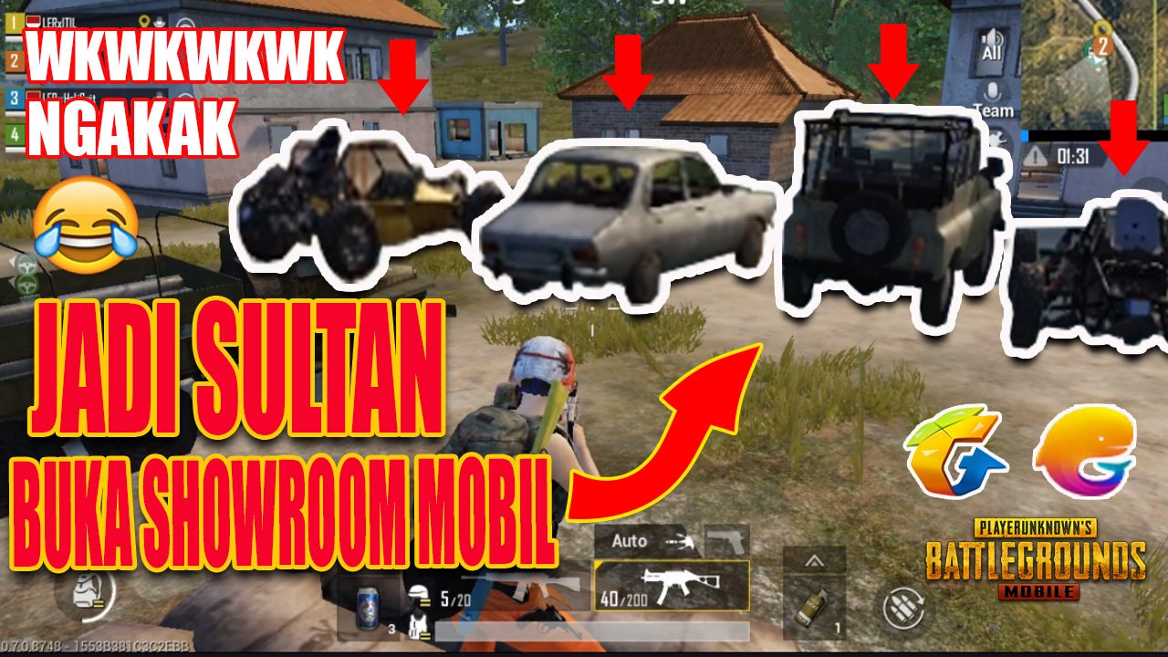 PUBG MOBILE - JUALAN MOBIL BARENG SQUAD