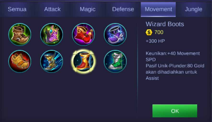 Wizard Boots Mobile Legends