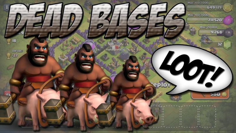 Cara Mudah Mencari Base Mati Di Clash Of Clans