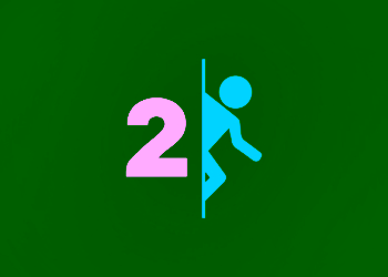 portal 2 wallpaper logo