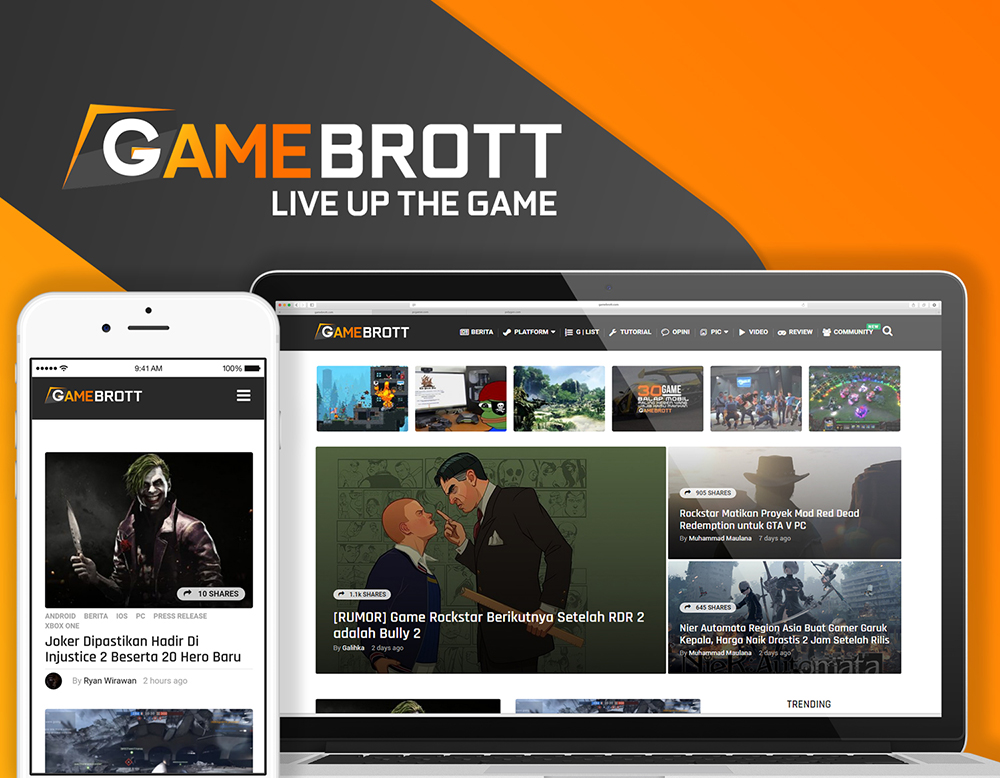 Gamebrott - Portal Berita Game