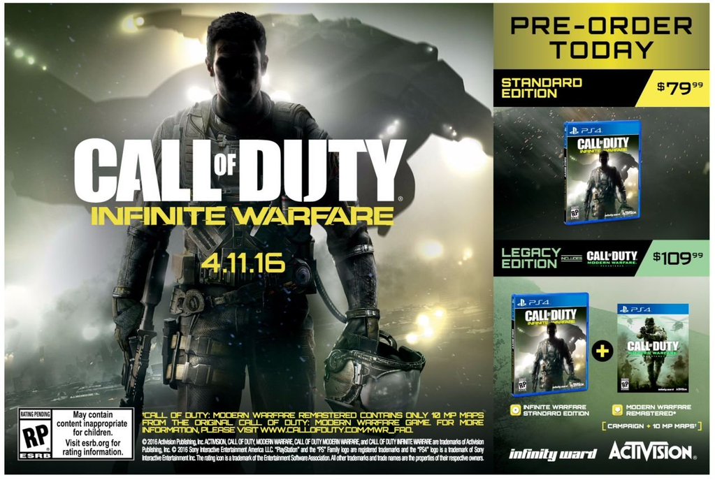 Call of Duty Infinite Warfare Promo Leak