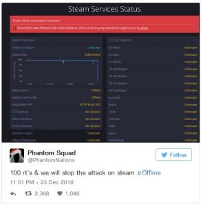Steam Alami Down Besar-besaran Saat Winter Sale. Ulah Hacker Phantom ...