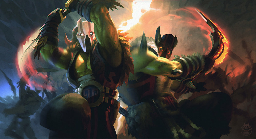 dota 2 juggernaut dual nature by yakonusuke d8c5bs4