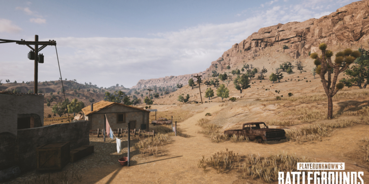 playerunknowns battlegrounds nvidia desert map screenshot 003