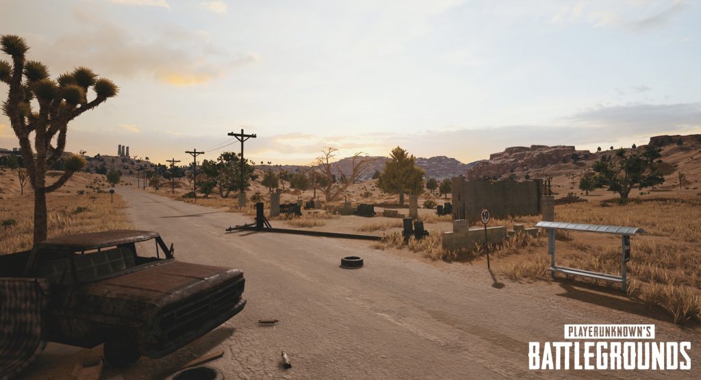 playerunknowns battlegrounds nvidia desert map screenshot 004