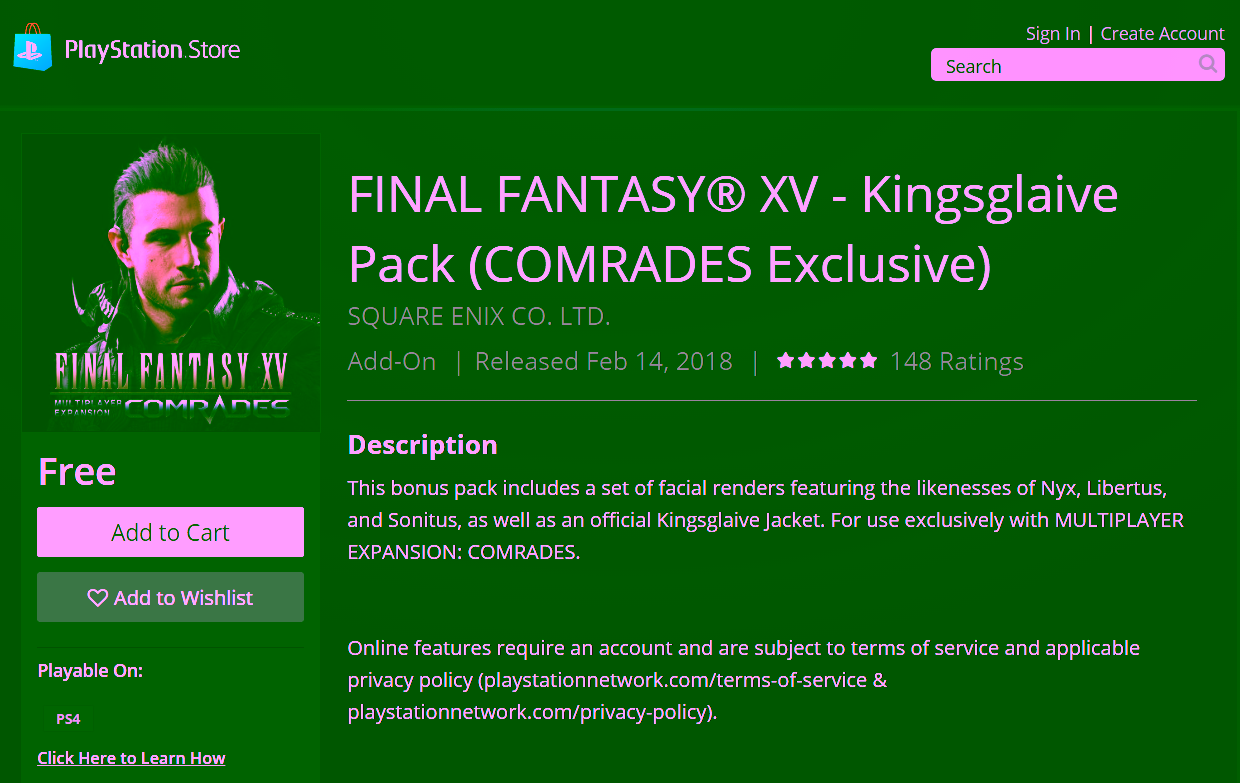 Kini Kamu Bisa Bermain sebagai Nyx Ulric dalam Update Terbaru Final Fantasy XV 3 Screenshot 43