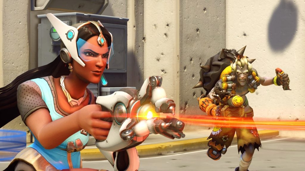 Symmetra and Junkrat PS4