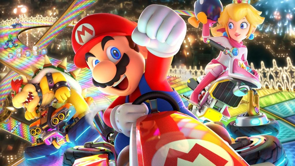 mario kart 8 deluxe art