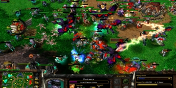 warcraft 3 4on4 random team clash screenshot