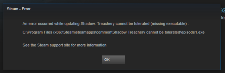 shadow treatchery will not be tolerated