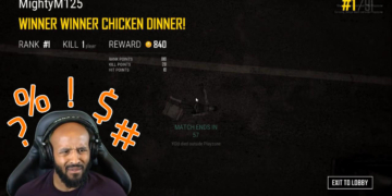 Mightmouseufc dies for a chicken dinner PLAYERUNKNOWNS BATTLEGROUNDS YouTube.MP4 snapshot 00.24 2018.05.13 06.30.37 2