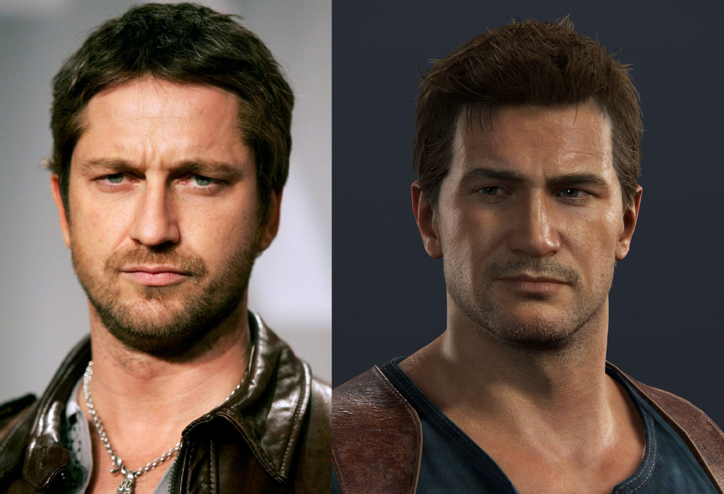 7.Gerard Butler - Nathan Drake.