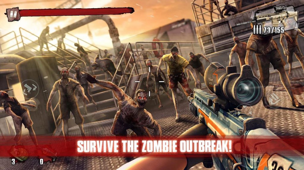 permainan perang zombie