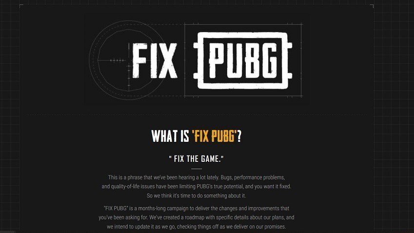 PUBG launches Fix PUBG campaign thumb