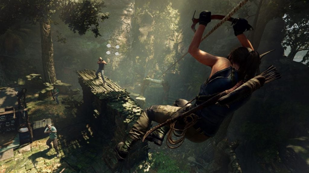 Shadow of the Tomb Raider rope slide