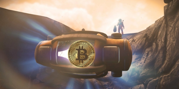 no mans sky now has a bitcoin treasure hunt