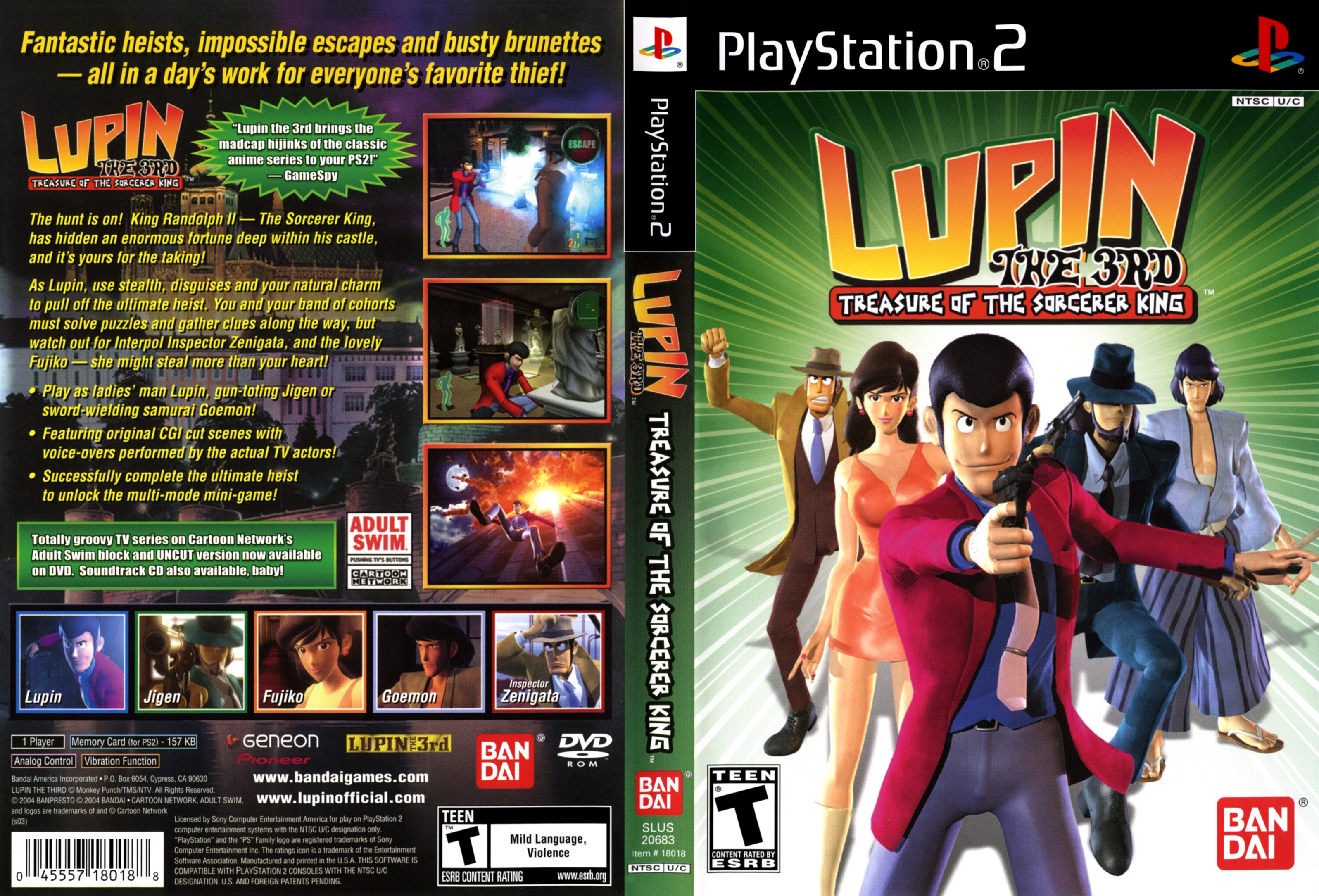 Lupin The 3rd Treasure Of The Sorcerer King COVER