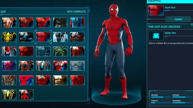28 Kostum yang Ada di Marvel's Spiderman Lengkap dengan 