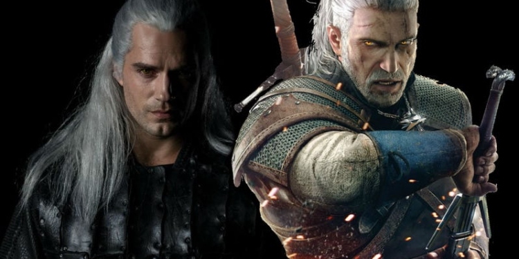 The Witcher Henry Cavill Geralt comparison
