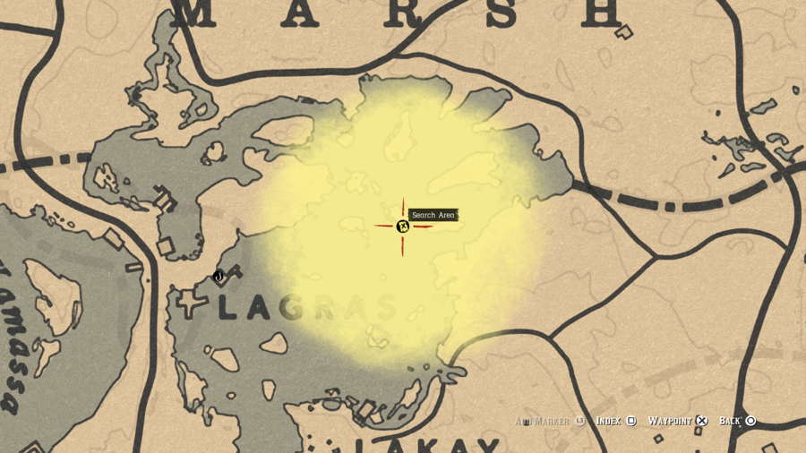 Red Dead Online Bluewater Marsh Treasure Map Guide