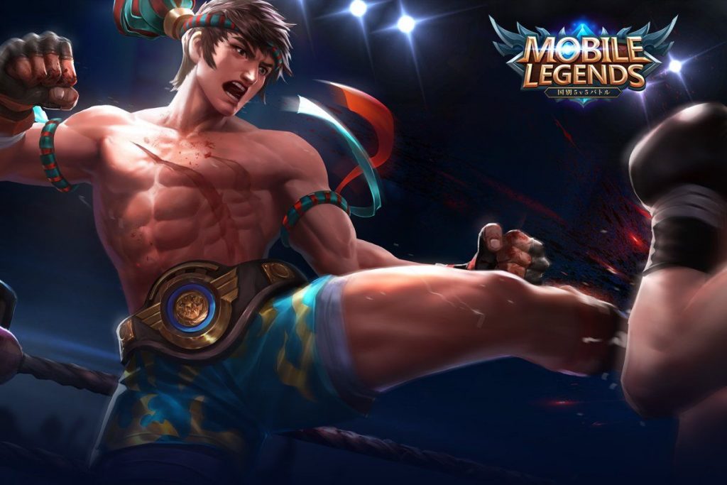 wallpaper mobile legends chou king of the fighter