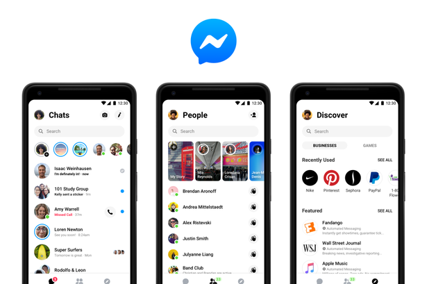 0 messenger 4 3 tabs android