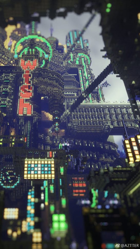 Карта киберпанк майнкрафт