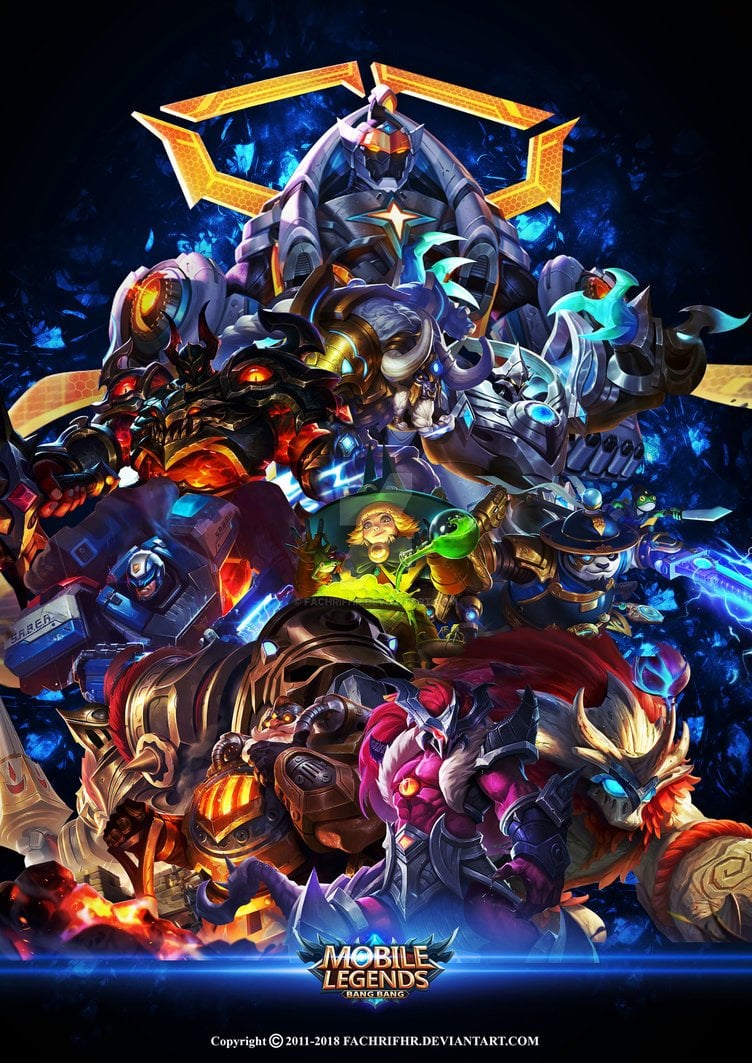 Wallpaper Mobile Legend Squad