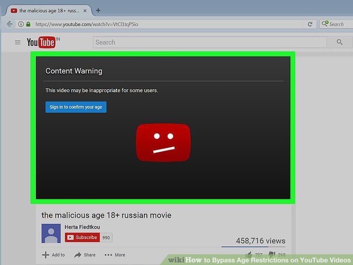 aid2939346 v4 728px Bypass Age Restrictions on YouTube Videos Step 11