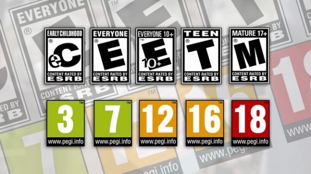 PEGI ESRB Rating Systems Featured