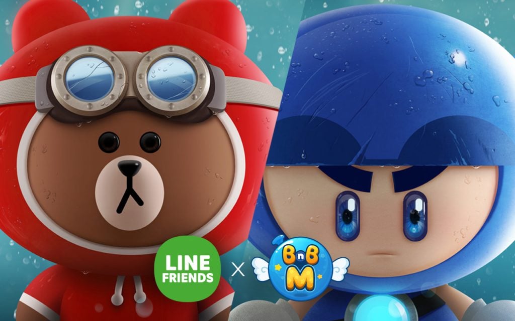 BnB M x LINE FRIENDS Collaboration Banner