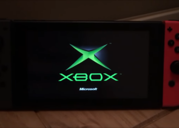 XQEMU Xbox emulator running on the Nintendo Switch L4T Linux 0 37 screenshot