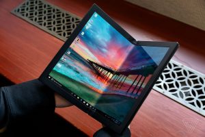 lenovo shows off the worlds first foldable pc