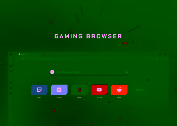 Opera GX GAMING BROWSER Opera for Computers Opera 0 14 screenshot