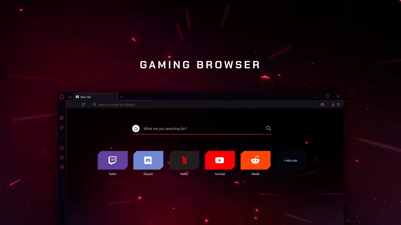 opera browser has game engine go
