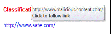 malicious email live link