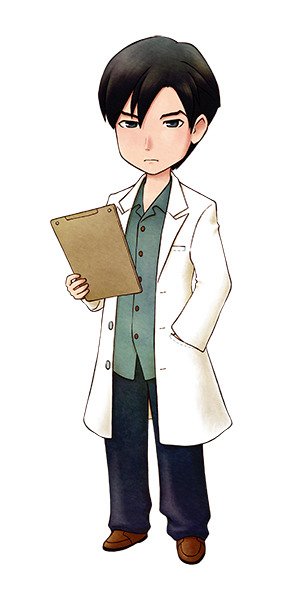 Story of Seasons Friends of Mineral Town artwork doctor