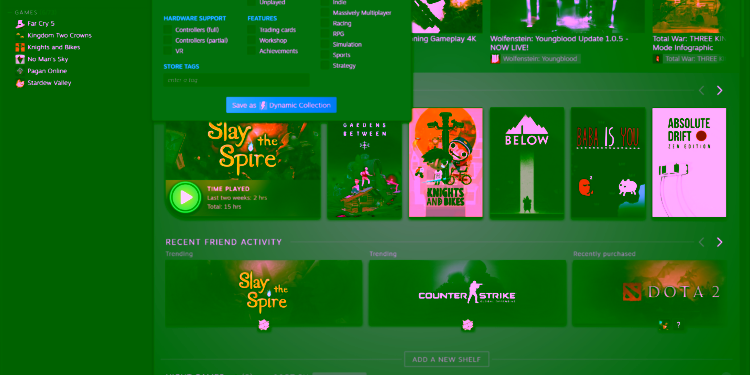 Bug Baru di Steam Membuat Pemain Tidak Bisa Mengakses Library Gamenya 1 02 library filtering