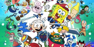 nickelodeon super smash bros ultimate mash up poster