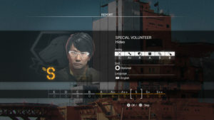 Metal Gear Solid V The Phantom Pain Hideo Kojima Recruited