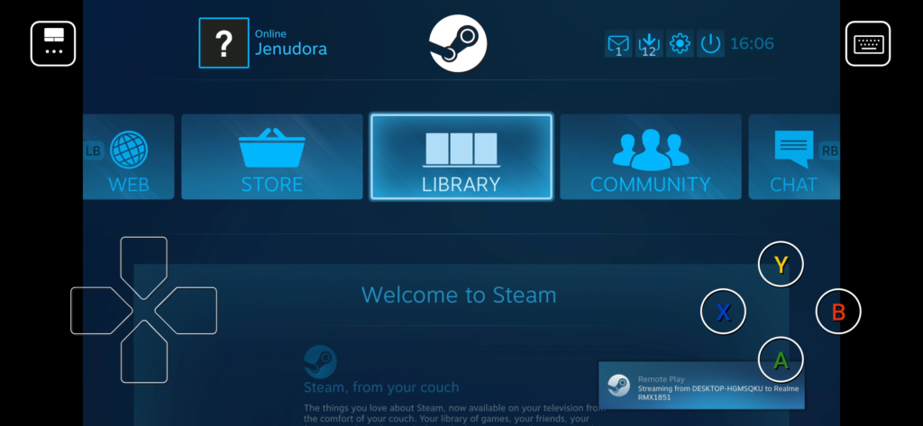 steam remote play android
