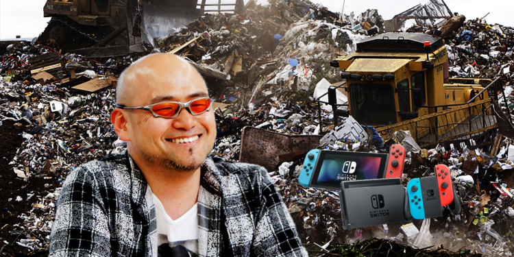 Hideki Kamiya Switch Sampah