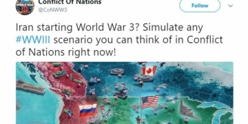 Akun Twitter CoN WW3