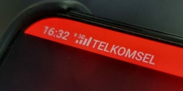 Jaringan sinyal 5G Telkomsel di ponsel Oppo.(KOMPAS.com/Reska K. Nistanto)