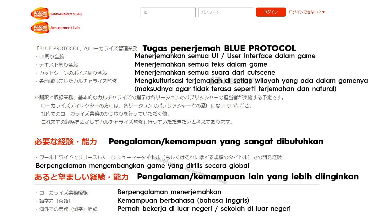 blue protocol english
