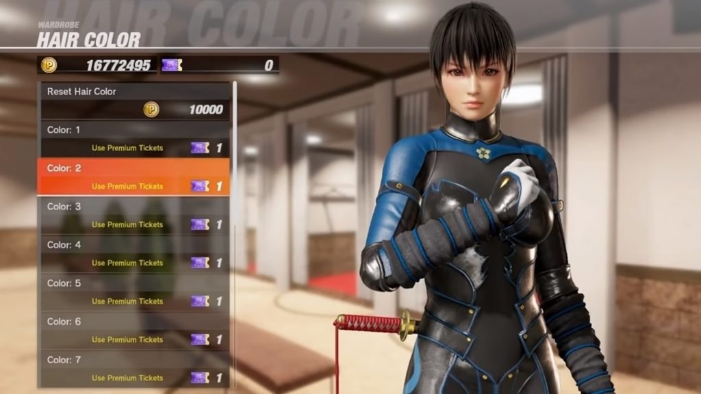 dead or alive 6 is charging players real world money to change character hair colour 1583165301732
