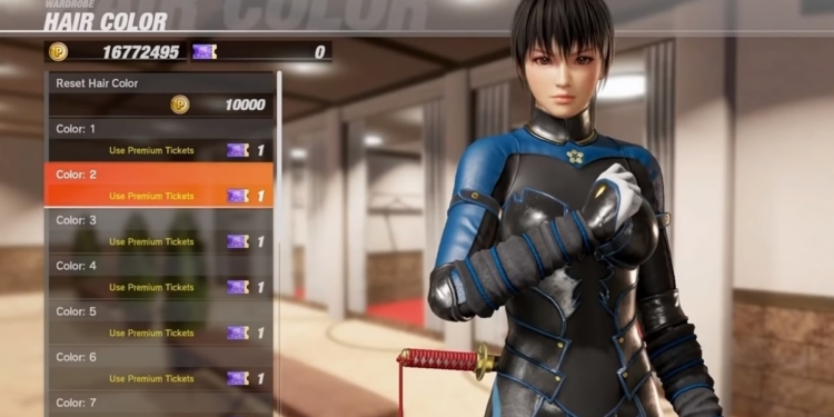 dead or alive 6 is charging players real world money to change character hair colour 1583165301732