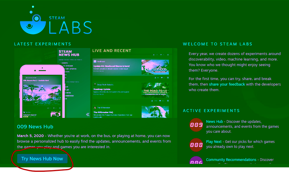 Valve Bereksperimen dengan Hadirkan Fitur Baru 'Steam News Hub' 3 streamlabs 2