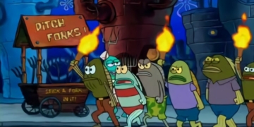 ilustrasi pembakaran tower